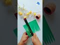 DIY Paper Grass Making | Easy Paper Craft | #shorts