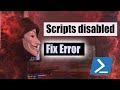 PowerShell Script Cannot Be Loaded? Quick Fix Inside!