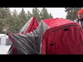 unboxing outbound crystal 4 3 person ice shelter