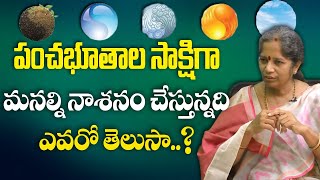 పంచభూతాల సాక్షిగా మనల్ని నాశనం చేస్తున్నది ఎవరో తెలుసా .. ? | Prabhavati Mataji #sreesannidhitv