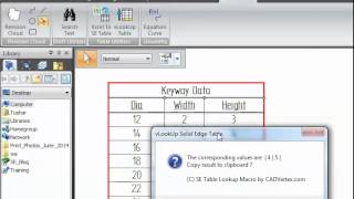 vLookup Tables App for Solid Edge
