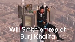 Will Smith on Burj Khalifa top ❤️❤️ #willsmith  #shorts #tiktok #burjkhalifa #respect #memes #viral