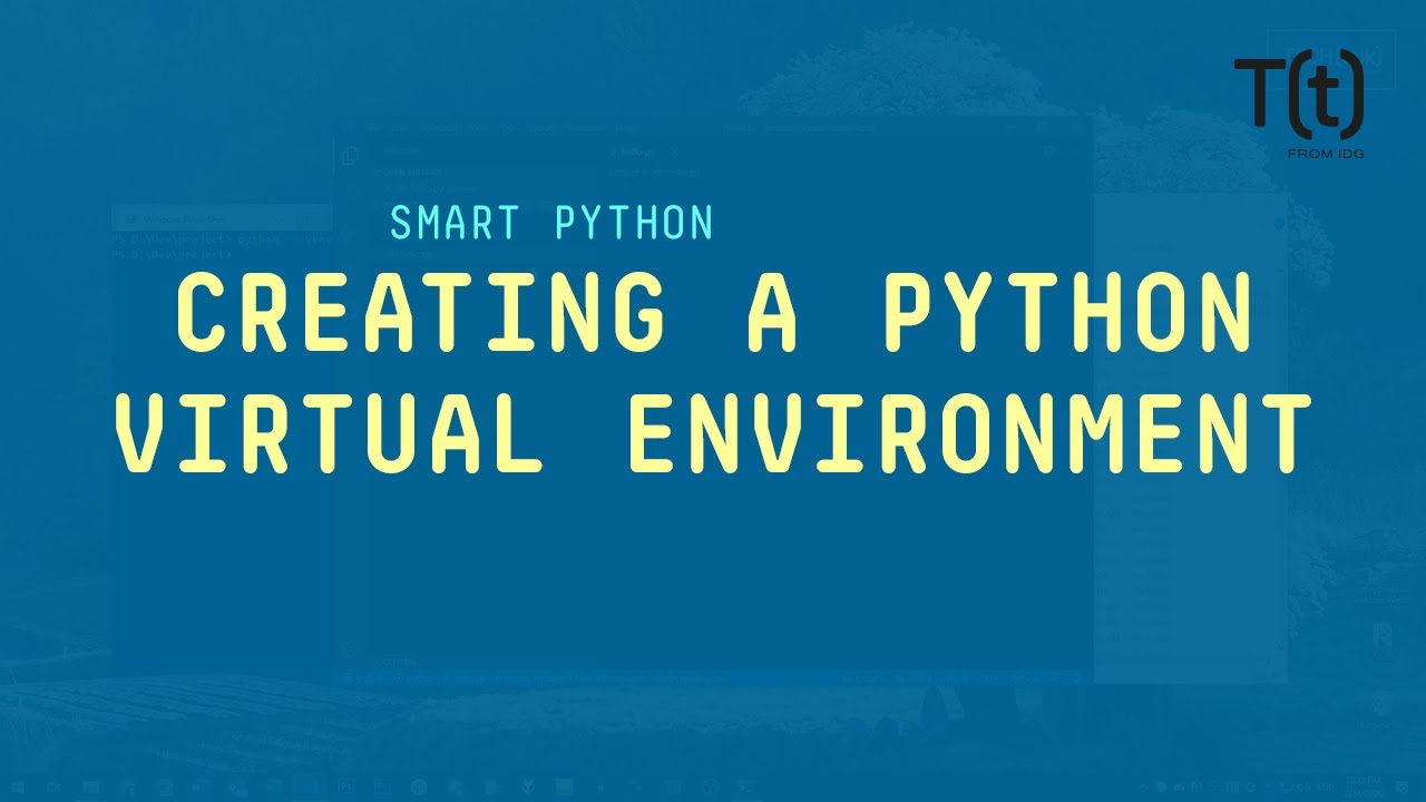 How To Create A Python Virtual Environment For A New Project - YouTube