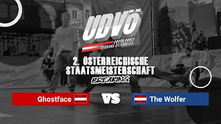 Staatsmeisterschaft 2022 | 1vs1 B-Boy | RR 19 – Ghostface -VS- The Wolfer