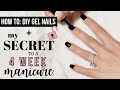 Gel Manicure at Home on Natural Nails | SECRET to long lasting polish