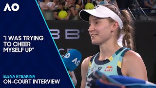 Elena Rybakina On-Court Interview | Australian Open 2024 First Round