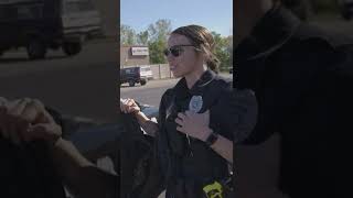 Danny Duncan flirts with a Cop