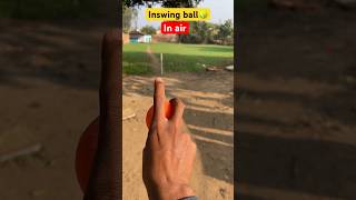 How to air swing in plastic ball 🥎 #cricketshorts #cricket #fastbowling