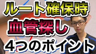 【注射、採血のコツシリーズ】2020年！ルート確保時の血管探しの4つのポイント