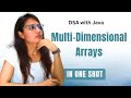 Multi Dimensional Arrays in JAVA|  DSA with JAVA Course