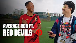 Average Rob had some quality time with our boys | #REDDEVILS