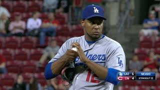 LAD@CIN: Nicasio strikes out Frazier swinging