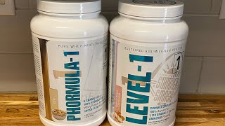 What’s the difference between 1stphorm Phormula-1 and Level-1 whey protein?