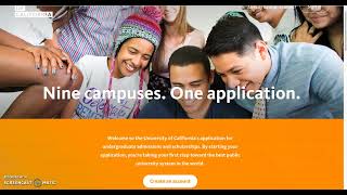 UC Application: Creating an Account