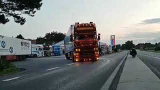 Loud Scania V8 open pipe Henrik Hansen loud pipes saves lives