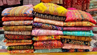 ২০২৫ ঈদের সেরা পাকিস্তানি হাফ সিল্ক থ্রি পিস | Pakistani Silk Stitched Three Piece. সিল্ক থ্রি পিস