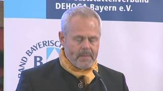 GastroFrühling 2015 DEHOGA Bayern Präsident Ulrich N  Brandl 1   Begrüßung