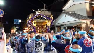 平成二十九年 天津須賀神社祭礼 城戸、浜町担ぎ納め