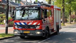 [Reserve] Tankautospuit Bilthoven \u0026 Ladderwagen Zeist naar verschillende meldingen in Bilthoven!