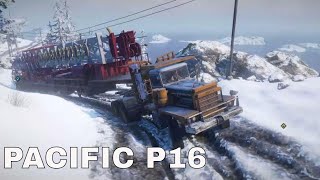 SnowRunner Walkthrough - Floating Drill | Pacific p16 | SMG Gameplay