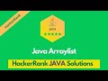 HackerRank Java Arraylist problem solution in Java | Java problems solutions | Programmingoneonone