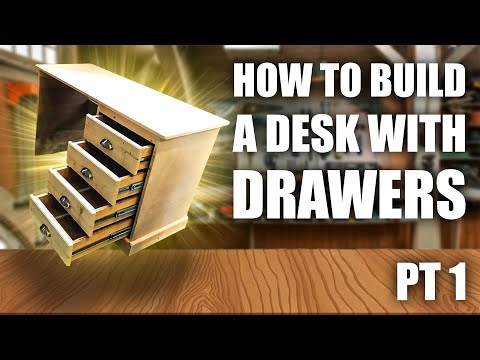 How to Build a Desk With Drawers (DIY) (Part 1 of 3) How to Build a Desk With Drawers (DIY) (Part 1 of 3)