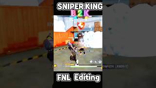 SNIPER KING B2K | IMPOSSIBLE | SNIPER TUTORIAL.#freefire #b2k #impossible #gaming #roukffediting