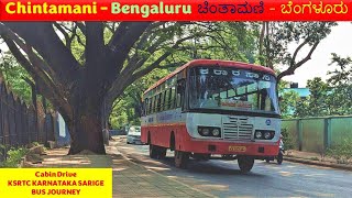 Chintamani to Bangalore #ksrtc Sarige Bus Journey