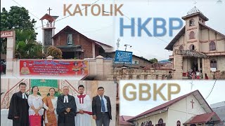 Di MEDAN! Gereja HKBP, GBKP & KATOLIK di Satu Lokasi yg Sama Tanda Persatuan!