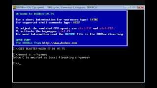 DOS Box - Quick Tutorial