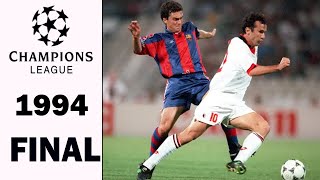 AC Milan 4-0 Barcelona: 1994 Champions League final | All Goals and Highlight