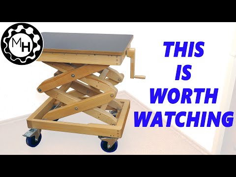 Homemade Wooden Lifting Table Homemade Wooden Lifting Table