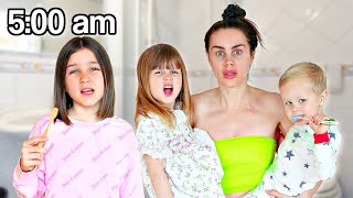 Family of 6 MORNING ROUTINE in NEW House! | Family Fizz