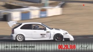 Attack 2015（アタック筑波）0214「こみぃ♪：G.WORK☆Ω☆ATS☆EK9改」EK9