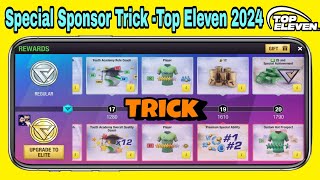 Tricks in Top Eleven 2024 to complete special sponsor Tasks very easily & faster