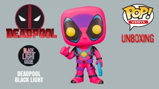 Deadpool Black Light Funko Pop Vinyl Marvel Special Edition Exclusive Blacklight