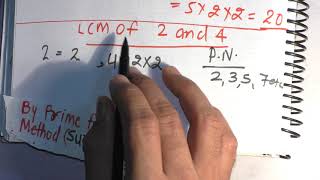 LCM of 2 and 4 In Hindi | Basic Mathematics By Surendra Khilery | Maths | Questions Solutions |
