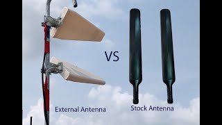 Internet Speed Comparison Between Stock Antenna and External Antenna on  Tp- Link Archer Mr 600