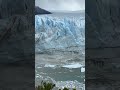 chunk of ice falls into the sea