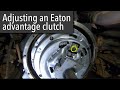 Adjusting an Eaton advantage clutch