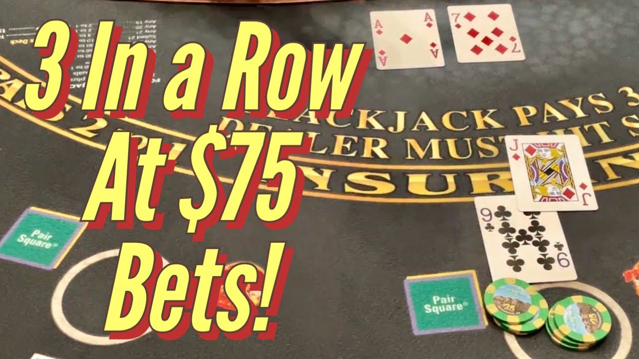 Speedy Blackjack Session, Betting Big & Leaving Quick With A Profit ...