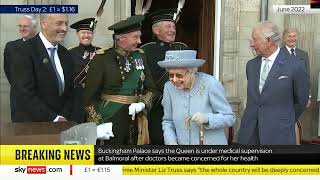 Sky News [UK] : Breaking News | Queen Health Concerns - (08.09.2022)