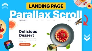 Create a Figma Parallax Scrolling Animation for a Full Page Website - Figma Tutorial