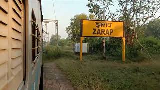 KONKAN RAILWAY : GOC WDP 4D HAULED 22630 UP TEN - DR SUPERFAST EXPRESS DEPARTS ZARAP RAILWAY STATION