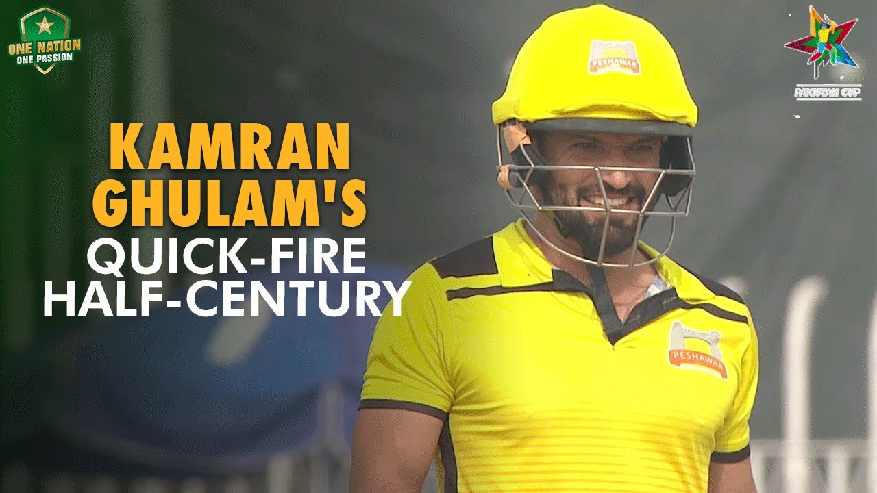 Kamran Ghulam's Quick-Fire Half-Century | Faisalabad Vs Peshawar ...