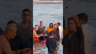 Ambani family seek BLESSINGS with holy dip at Maha Kumbh Mela 🙏 #ambani #mahakumbh