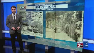 Historic ice storms in Middle Tennessee