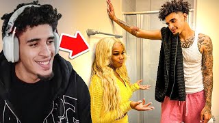 Jlace Reacts To The Time He Tried To Get Infiniti In The Shower With Him!!