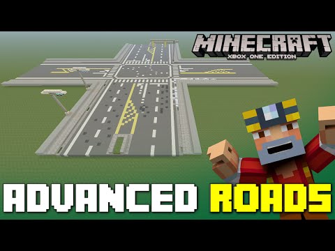 Minecraft Xbox One: Advanced Roads! (Intersections & More!) Minecraft Xbox One: Advanced Roads! (Intersections & More!)