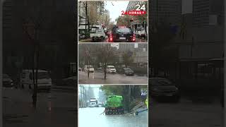 Camino a Lonquén completamente inundado por lluvias | 24 Horas TVN Chile